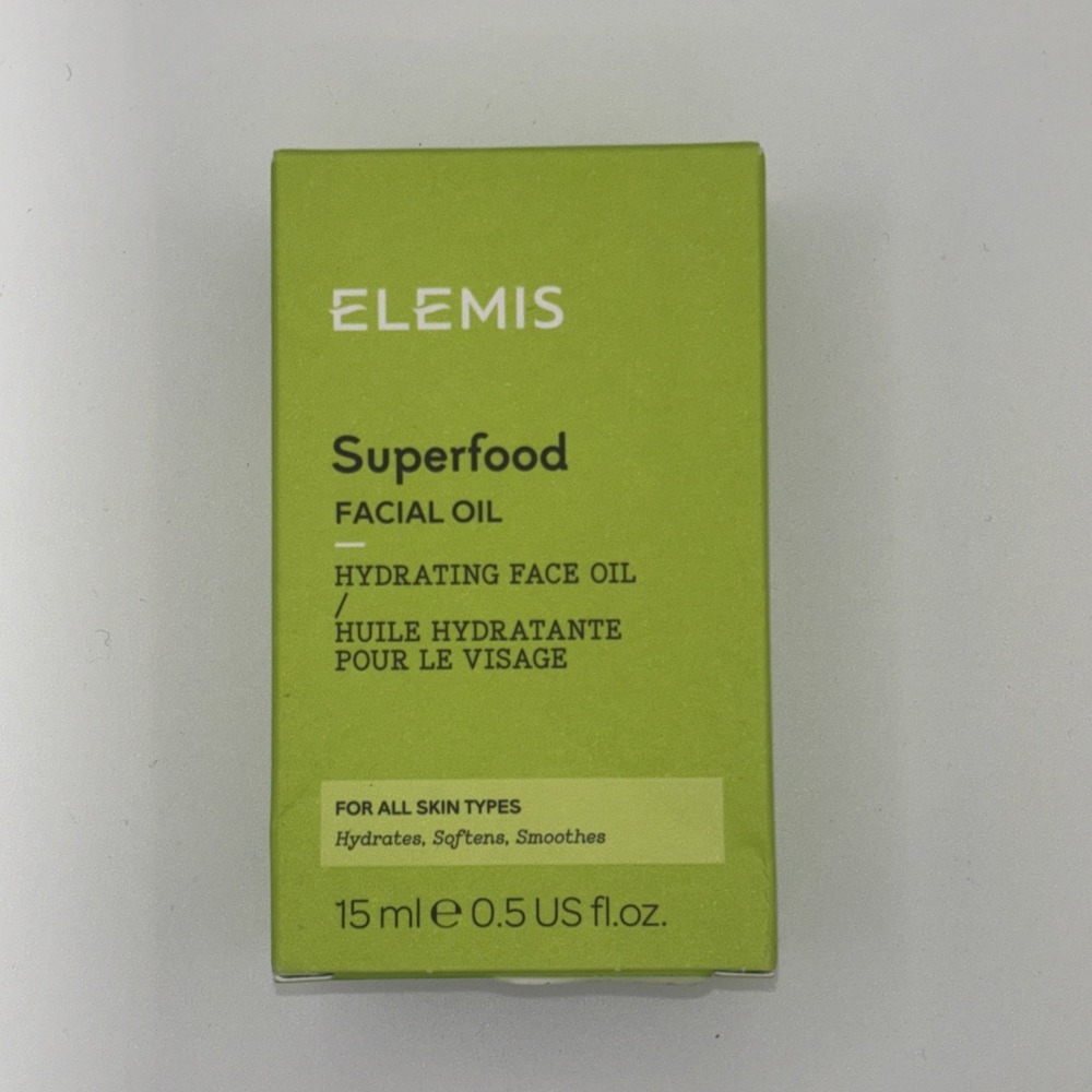 ELEMIS Superfood Facial Oil Hydrating Face Oil 0.5 oz 15 ml NEW